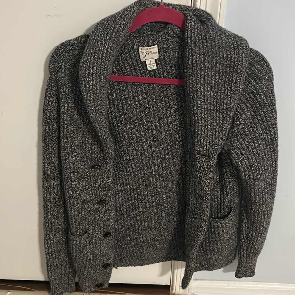 J. Crew Rugged Merino cardigan - small